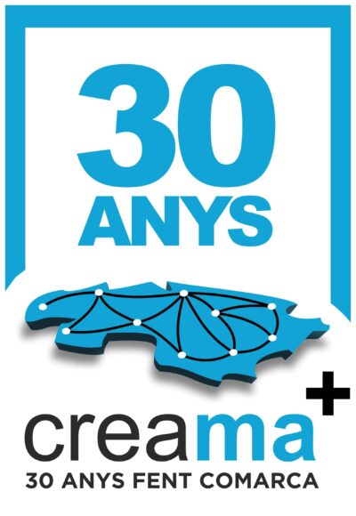 Logotipo de CREAMA, 30 años fomentando comarca